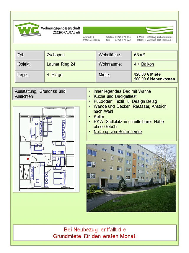 Wohnungsgenossenschaft Zschopautal eG